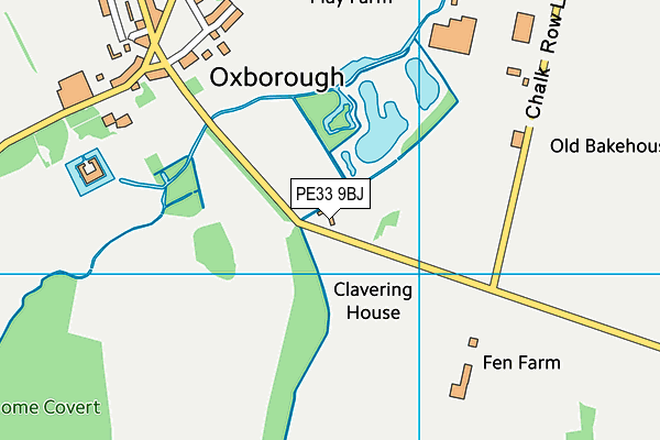 PE33 9BJ map - OS VectorMap District (Ordnance Survey)