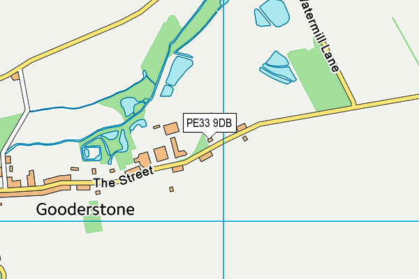 PE33 9DB map - OS VectorMap District (Ordnance Survey)