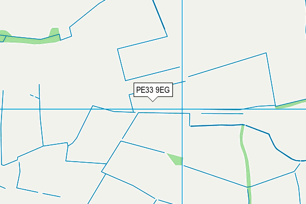PE33 9EG map - OS VectorMap District (Ordnance Survey)