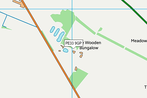 PE33 9GP map - OS VectorMap District (Ordnance Survey)