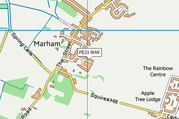 PE33 9HW map - OS VectorMap District (Ordnance Survey)
