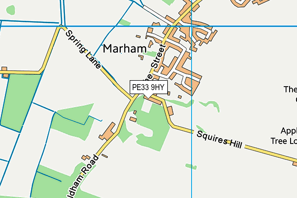 PE33 9HY map - OS VectorMap District (Ordnance Survey)