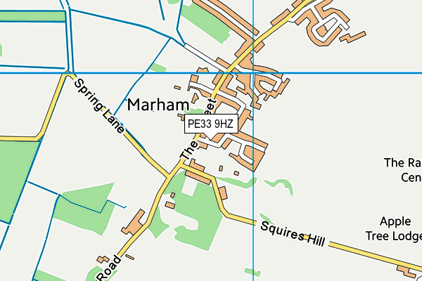 PE33 9HZ map - OS VectorMap District (Ordnance Survey)