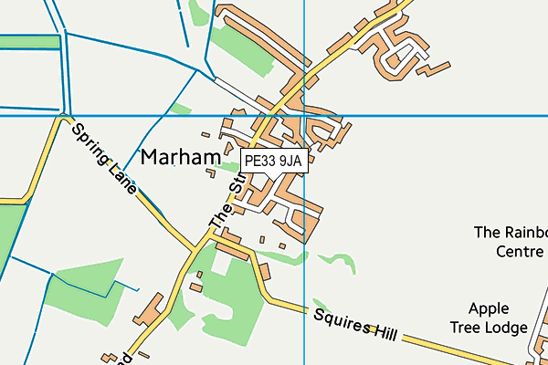 PE33 9JA map - OS VectorMap District (Ordnance Survey)