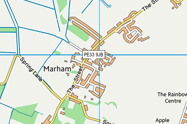 PE33 9JB map - OS VectorMap District (Ordnance Survey)