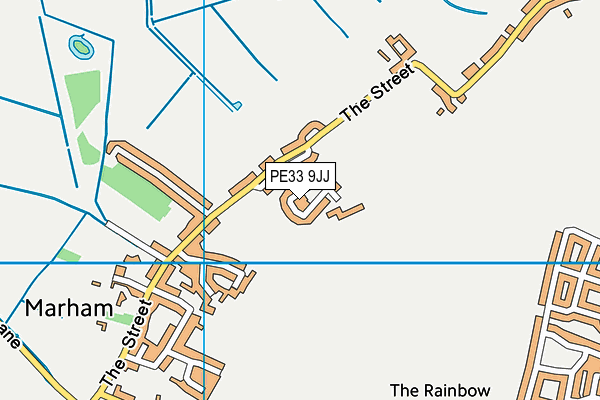 PE33 9JJ map - OS VectorMap District (Ordnance Survey)