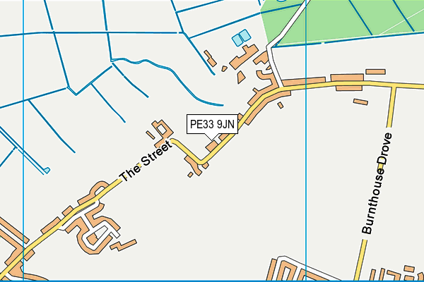 PE33 9JN map - OS VectorMap District (Ordnance Survey)