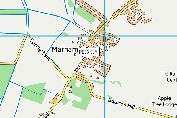 PE33 9JY map - OS VectorMap District (Ordnance Survey)