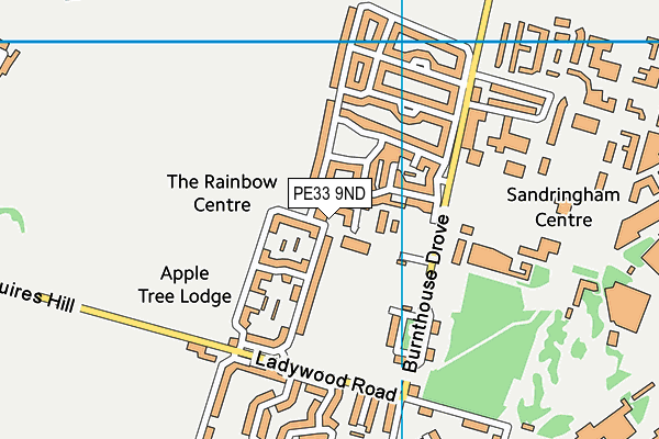 PE33 9ND map - OS VectorMap District (Ordnance Survey)
