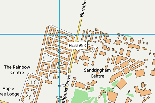 PE33 9NR map - OS VectorMap District (Ordnance Survey)