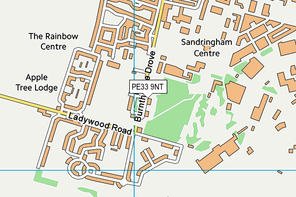 PE33 9NT map - OS VectorMap District (Ordnance Survey)