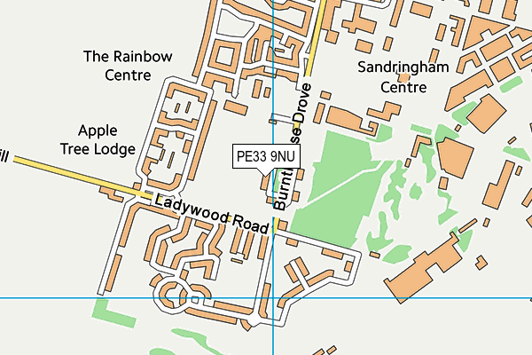 PE33 9NU map - OS VectorMap District (Ordnance Survey)