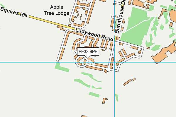 PE33 9PE map - OS VectorMap District (Ordnance Survey)