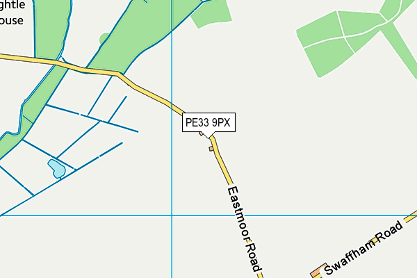 PE33 9PX map - OS VectorMap District (Ordnance Survey)