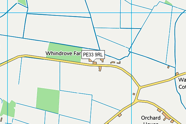 PE33 9RL map - OS VectorMap District (Ordnance Survey)