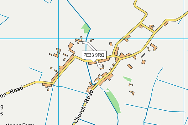 PE33 9RQ map - OS VectorMap District (Ordnance Survey)