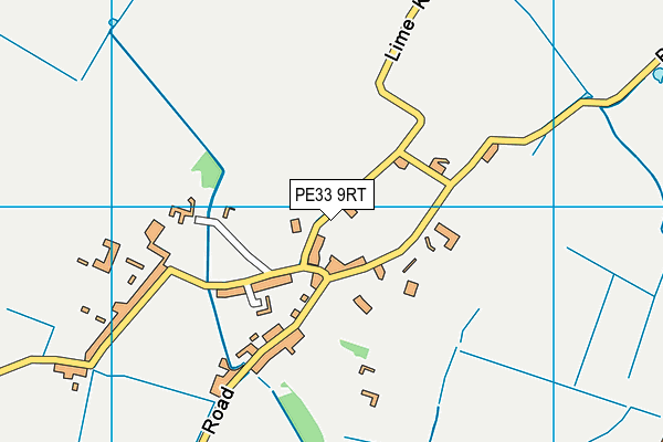 PE33 9RT map - OS VectorMap District (Ordnance Survey)