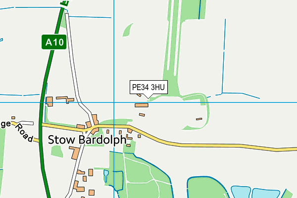 Downham Stow Cc map (PE34 3HU) - OS VectorMap District (Ordnance Survey)