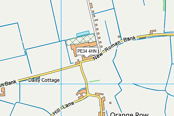 PE34 4HN map - OS VectorMap District (Ordnance Survey)
