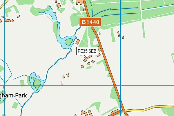PE35 6EB map - OS VectorMap District (Ordnance Survey)