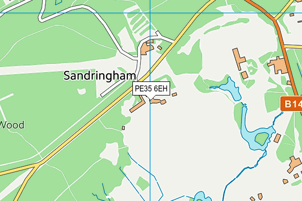 PE35 6EH map - OS VectorMap District (Ordnance Survey)