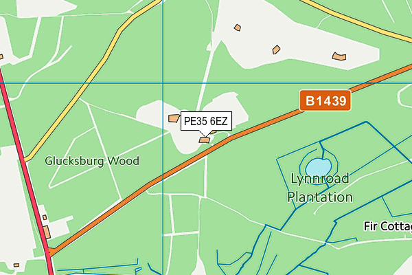 PE35 6EZ map - OS VectorMap District (Ordnance Survey)