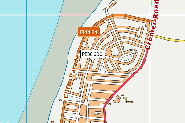 PE36 6DQ map - OS VectorMap District (Ordnance Survey)