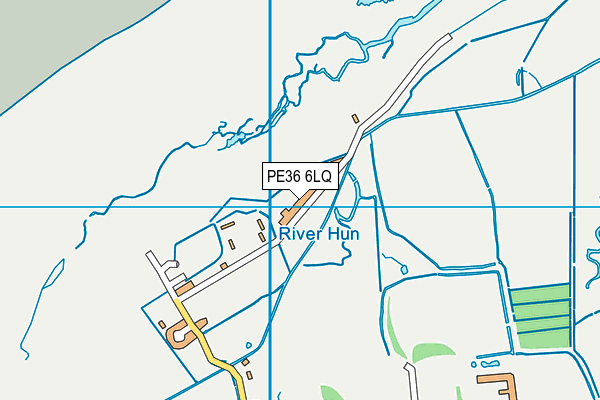 PE36 6LQ map - OS VectorMap District (Ordnance Survey)