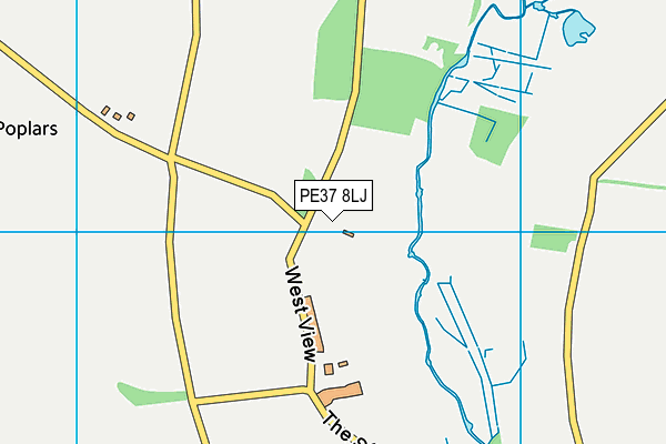 PE37 8LJ map - OS VectorMap District (Ordnance Survey)