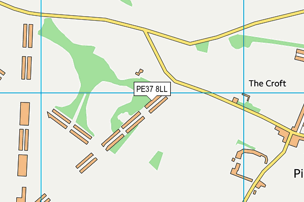PE37 8LL map - OS VectorMap District (Ordnance Survey)