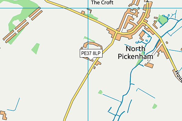 PE37 8LP map - OS VectorMap District (Ordnance Survey)