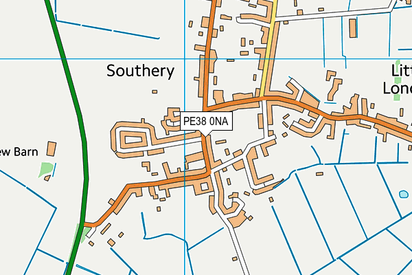 PE38 0NA map - OS VectorMap District (Ordnance Survey)