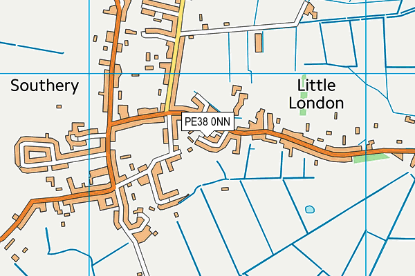 PE38 0NN map - OS VectorMap District (Ordnance Survey)