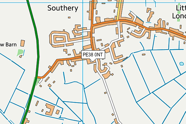 PE38 0NT map - OS VectorMap District (Ordnance Survey)