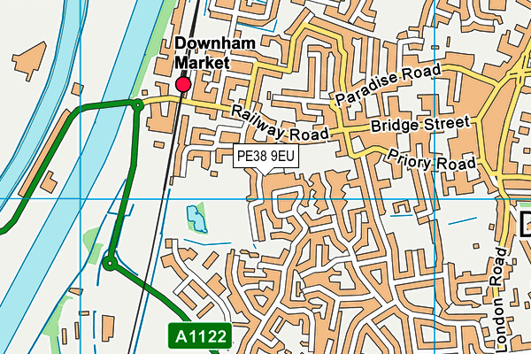 Map of DOWNHAM FITNESS LTD at district scale