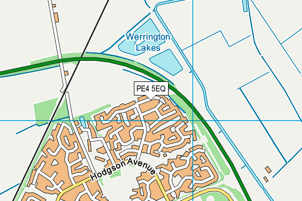 PE4 5EQ map - OS VectorMap District (Ordnance Survey)