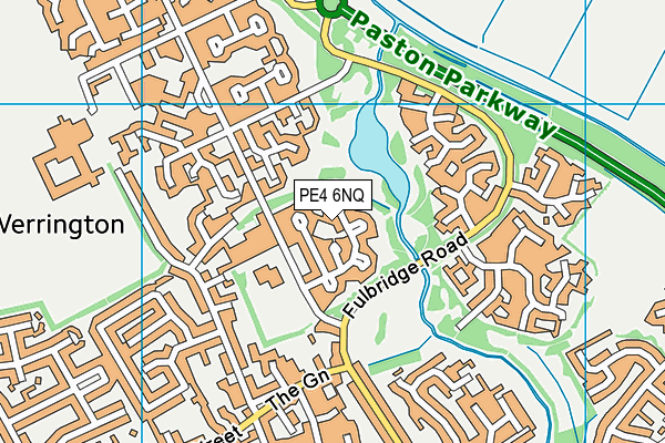PE4 6NQ map - OS VectorMap District (Ordnance Survey)
