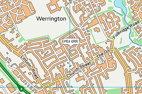 PE4 6RR map - OS VectorMap District (Ordnance Survey)