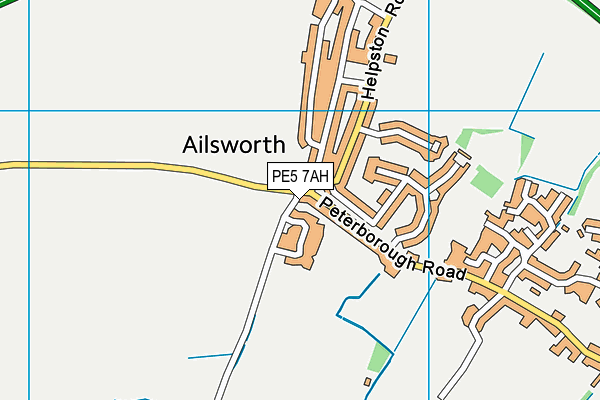 PE5 7AH map - OS VectorMap District (Ordnance Survey)