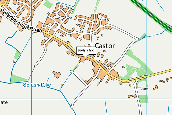 Map of THE CHUBBY CASTOR LIMITED at district scale