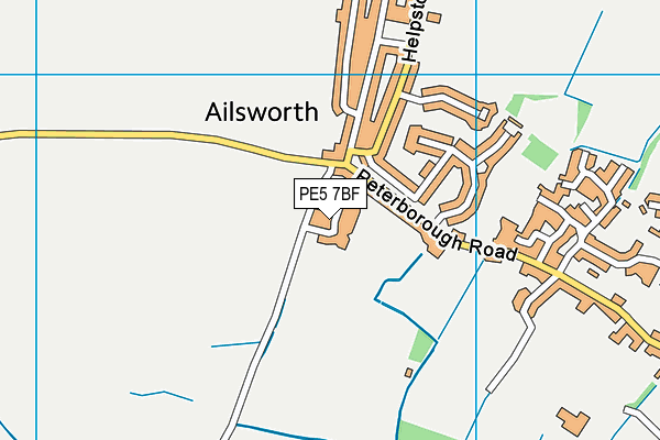 Ailsworth Recreation Ground  map (PE5 7BF) - OS VectorMap District (Ordnance Survey)