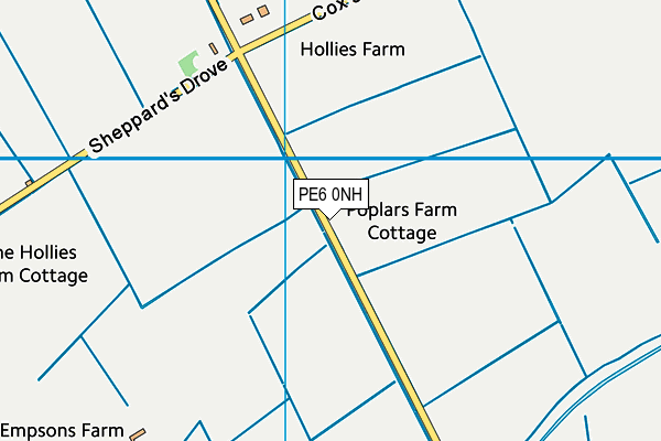 PE6 0NH map - OS VectorMap District (Ordnance Survey)