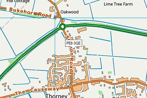 Map of ABBEYTHORNE SERVICES COMPANY LIMITED at district scale