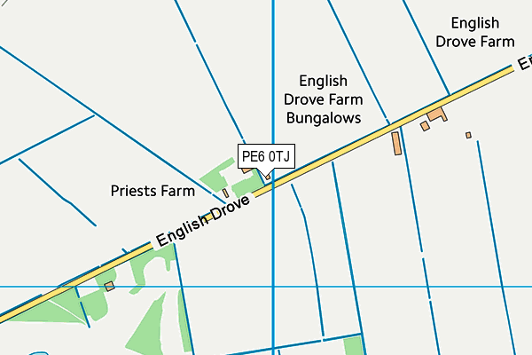 Thorney Golf Centre map (PE6 0TJ) - OS VectorMap District (Ordnance Survey)