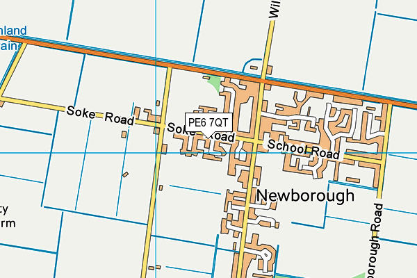 Map of PETERBOROUGH TYRE & BATTERY LIMITED at district scale