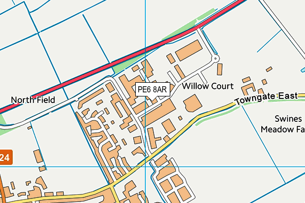 Map of TOWNGATE TYRES AND SERVICE CENTRE LIMITED at district scale