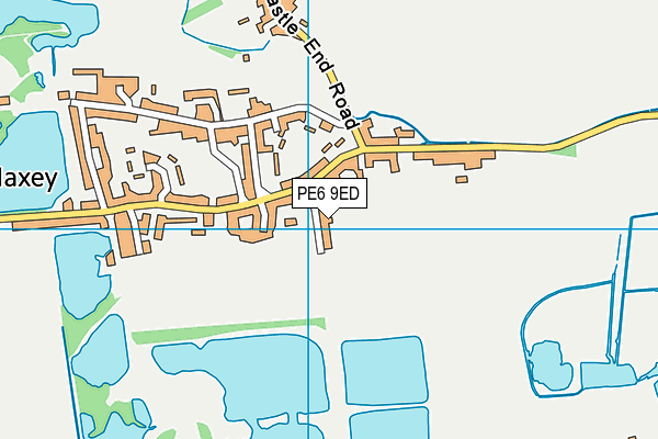 PE6 9ED map - OS VectorMap District (Ordnance Survey)