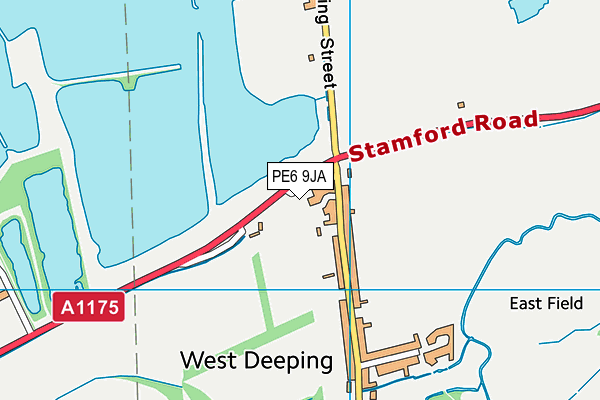 Map of C J WESTCROFT LIMITED at district scale