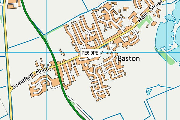 Kirkstone House School map (PE6 9PE) - OS VectorMap District (Ordnance Survey)