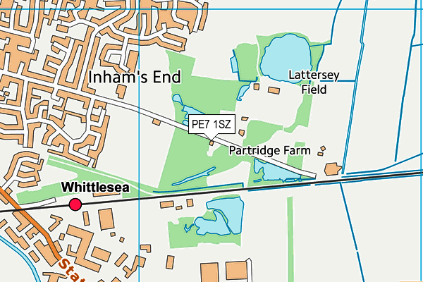 New Road Primary & Nursery School map (PE7 1SZ) - OS VectorMap District (Ordnance Survey)